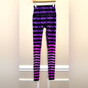 K-DEER Ombré Snakeskin Pink Purple S leggings Full Length